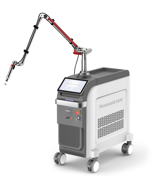 Новый дизайн 1060/532 нм Пикосекундный лазер Nd Yag для удаления татуировок